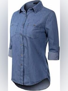 Cavalini Light Blue Denim Shirt